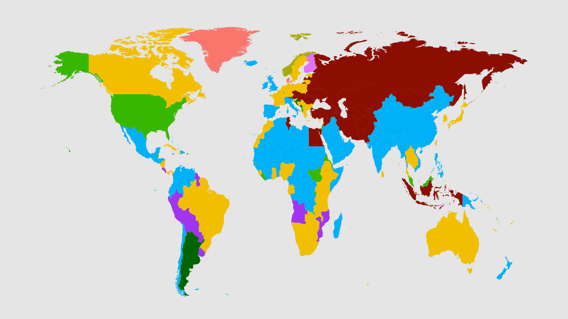 Карта мира язык