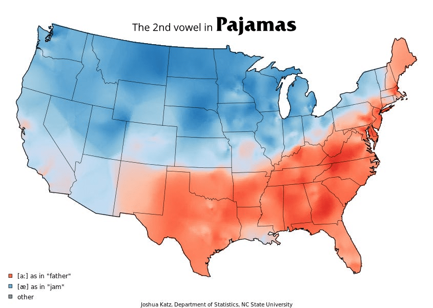 Dialect Map Of American English 20 Maps That Show How Americans Speak English Totally Differently From One  Another. |