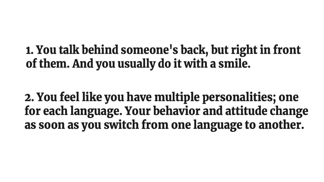 20 Things Only Bilinguals Will Understand.