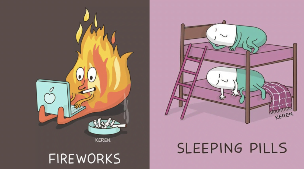 20 Clever And Funny Illustrations Showing The Literal Meanings Of Idioms. |