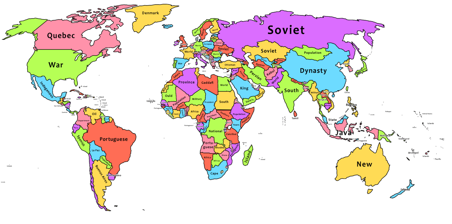 These Are The Words That Appear The Most On Every Country s Wikipedia 